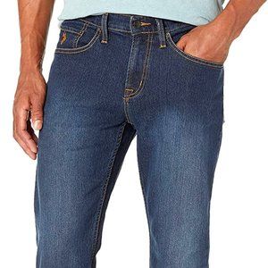 U.S. Polo Assn. Men's 5 Pocket Slim Straight Denim Jean  40x30